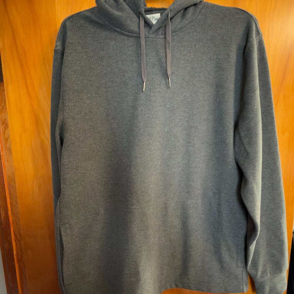NWOT J Crew Seaboard soft-knit hoodie Grey